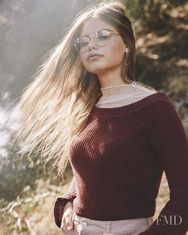 Kate Li featured in  the PacSun lookbook for Spring/Summer 2018