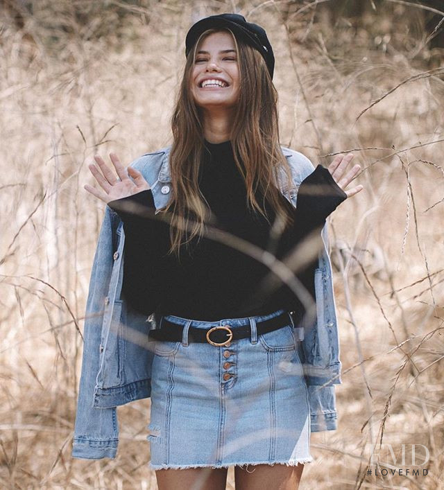 Kate Li featured in  the PacSun lookbook for Spring/Summer 2018