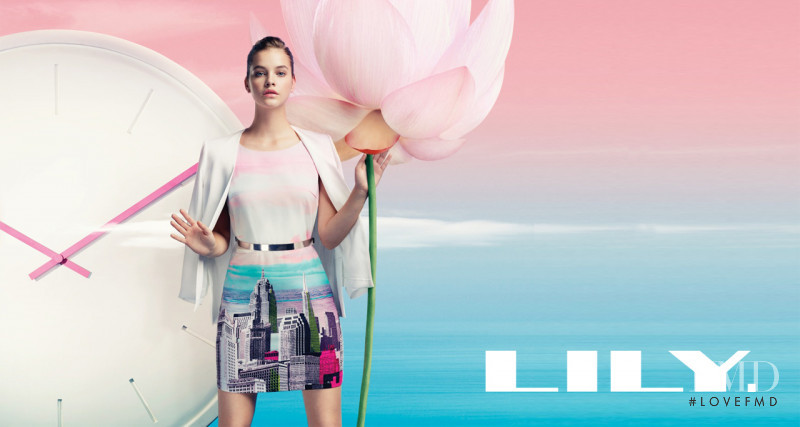 Barbara Palvin featured in  the Lily China advertisement for Spring/Summer 2014