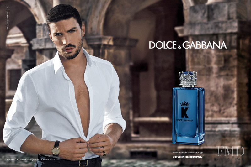 Mariano di Vaio featured in  the Dolce & Gabbana Fragrance advertisement for Autumn/Winter 2020