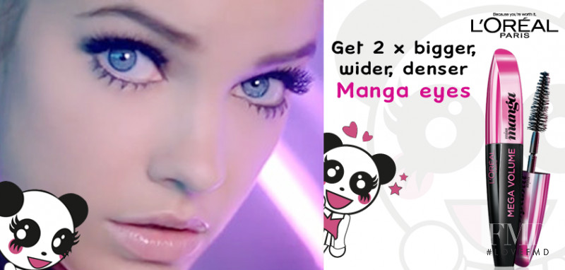 Barbara Palvin featured in  the L\'Oreal Paris Miss Manga advertisement for Autumn/Winter 2013