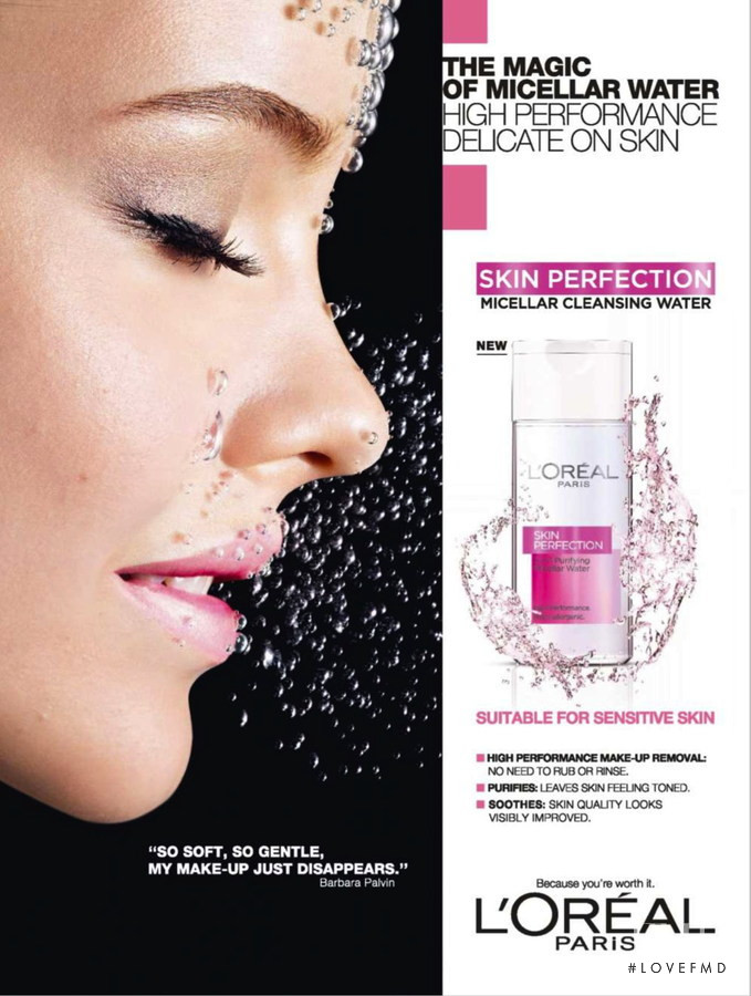 Barbara Palvin featured in  the L\'Oreal Paris advertisement for Autumn/Winter 2013