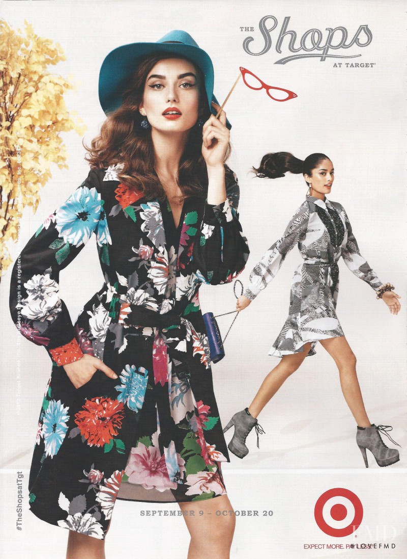Alyssah Ali featured in  the Target advertisement for Fall 2012