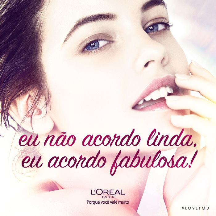 Barbara Palvin featured in  the L\'Oreal Paris Pure Zone advertisement for Autumn/Winter 2013