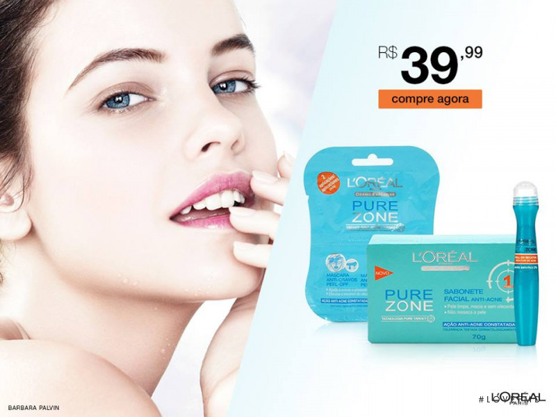 Barbara Palvin featured in  the L\'Oreal Paris Pure Zone advertisement for Autumn/Winter 2013