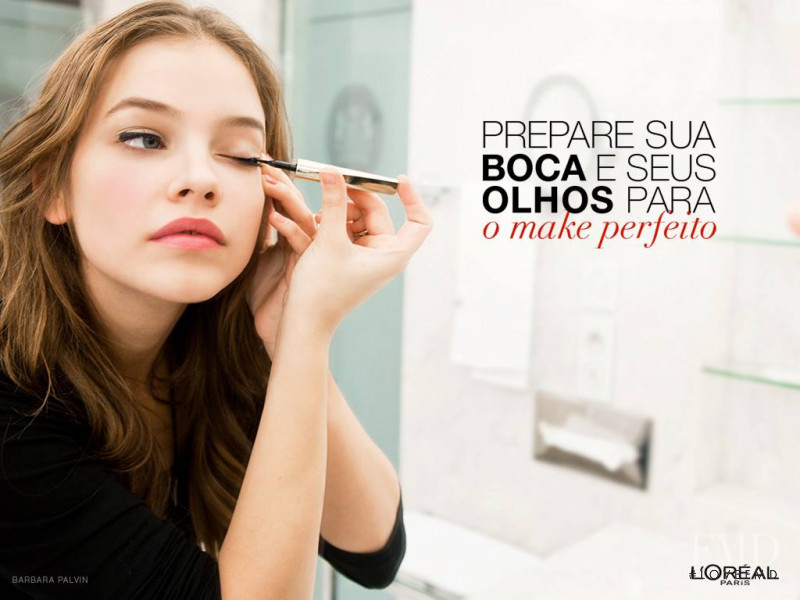 Barbara Palvin featured in  the L\'Oreal Paris advertisement for Autumn/Winter 2013