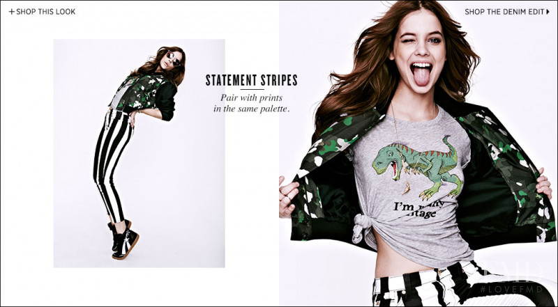 Barbara Palvin featured in  the Shopbop lookbook for Summer 2013