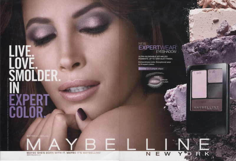 Christy Turlington featured in  the Maybelline advertisement for Spring/Summer 2014