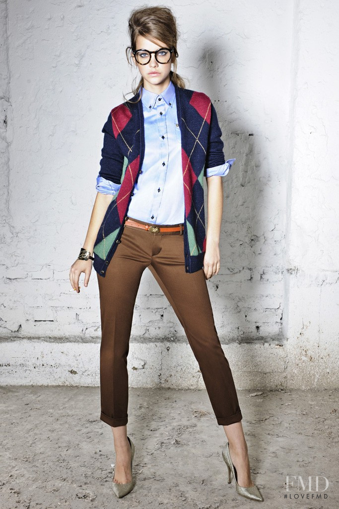Barbara Palvin featured in  the DSquared2 lookbook for Pre-Fall 2012