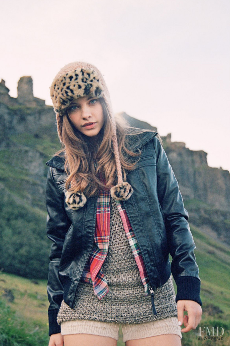 Barbara Palvin featured in  the Urban Outfitters catalogue for Winter 2011