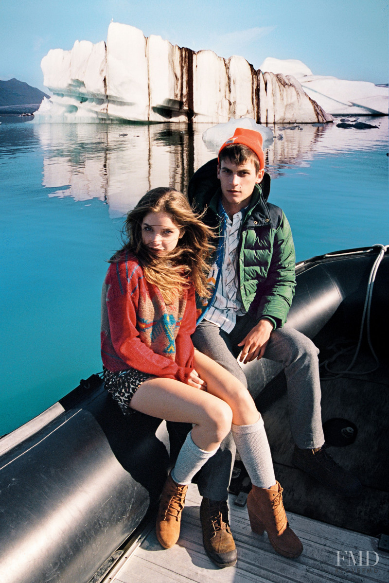 Barbara Palvin featured in  the Urban Outfitters catalogue for Winter 2011