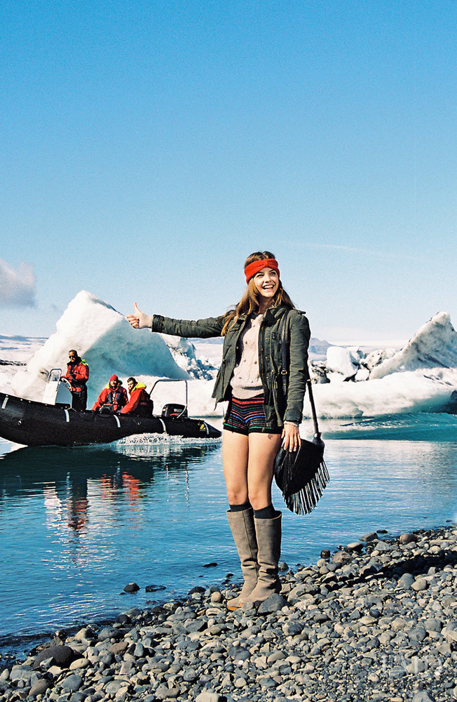 Barbara Palvin featured in  the Urban Outfitters catalogue for Winter 2011