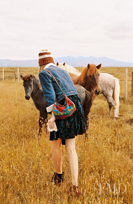 Barbara Palvin featured in  the Urban Outfitters catalogue for Winter 2011