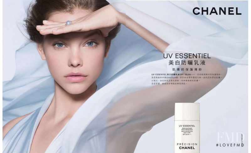 Barbara Palvin featured in  the Chanel Beauty Le Blanc advertisement for Spring/Summer 2011