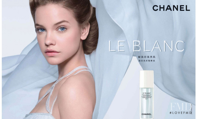 Barbara Palvin featured in  the Chanel Beauty Le Blanc advertisement for Spring/Summer 2011