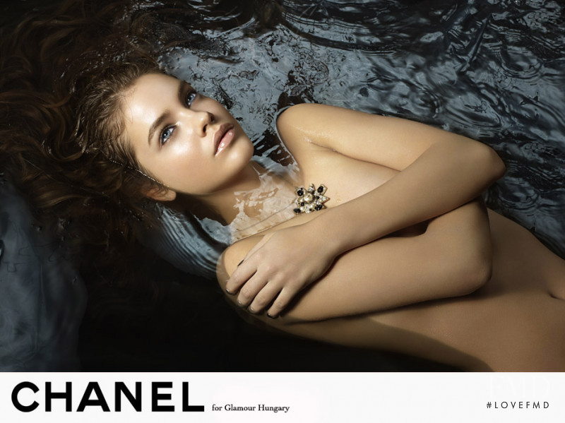 Barbara Palvin featured in  the Chanel Beauty advertisement for Autumn/Winter 2011