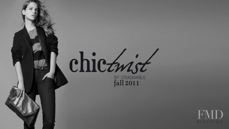 Barbara Palvin featured in  the Stradivarius Chic Twist lookbook for Fall 2011