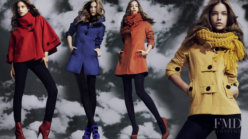 Barbara Palvin featured in  the Stradivarius Chic Twist lookbook for Fall 2011