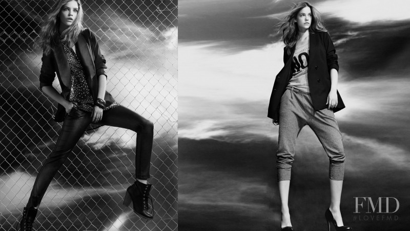 Barbara Palvin featured in  the Stradivarius Chic Twist lookbook for Fall 2011