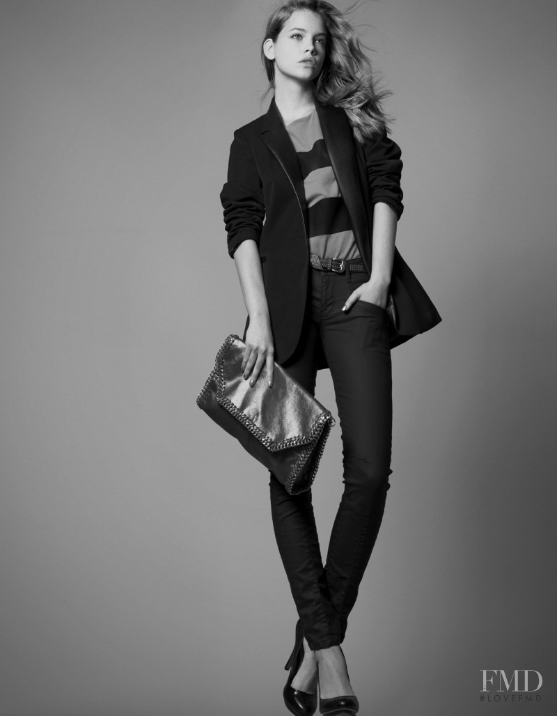 Barbara Palvin featured in  the Stradivarius Chic Twist lookbook for Fall 2011