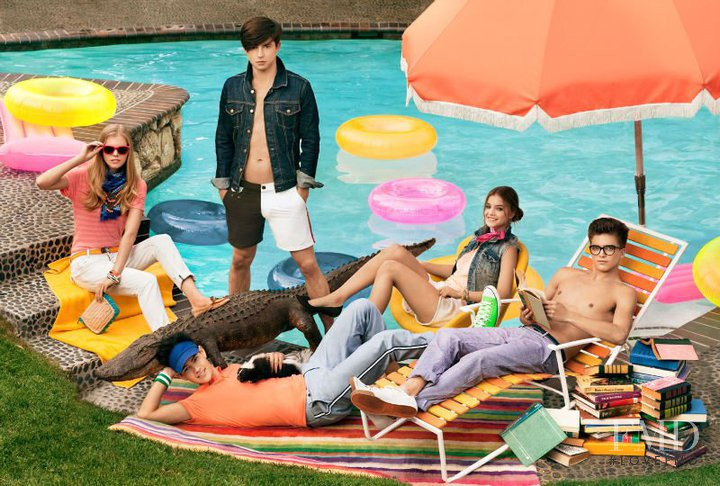 Barbara Palvin featured in  the Tommy Hilfiger advertisement for Spring/Summer 2011