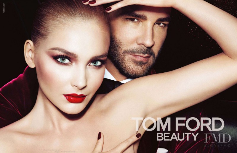 Snejana Onopka featured in  the Tom Ford Beauty advertisement for Autumn/Winter 2012