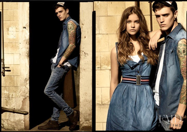 Barbara Palvin featured in  the Pull & Bear advertisement for Spring/Summer 2010