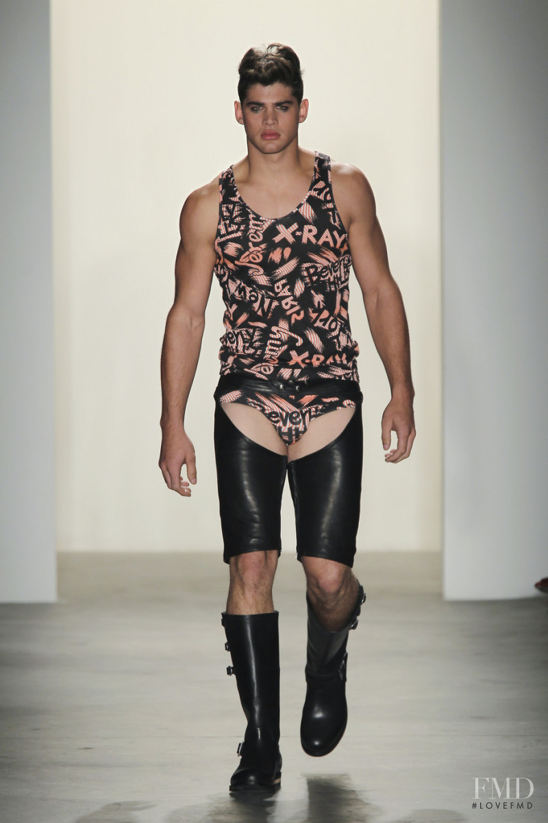 Ryan Bertroche featured in  the Jeremy Scott fashion show for Spring/Summer 2011