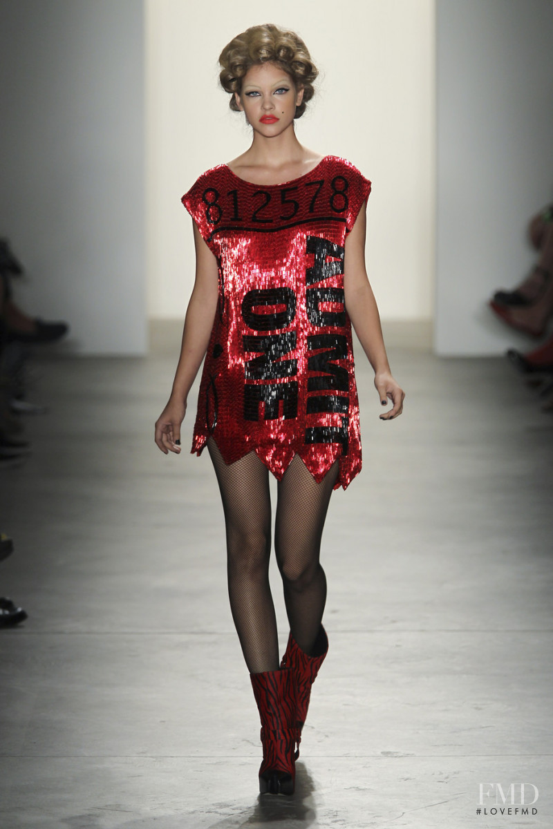 Barbara Palvin featured in  the Jeremy Scott fashion show for Spring/Summer 2011