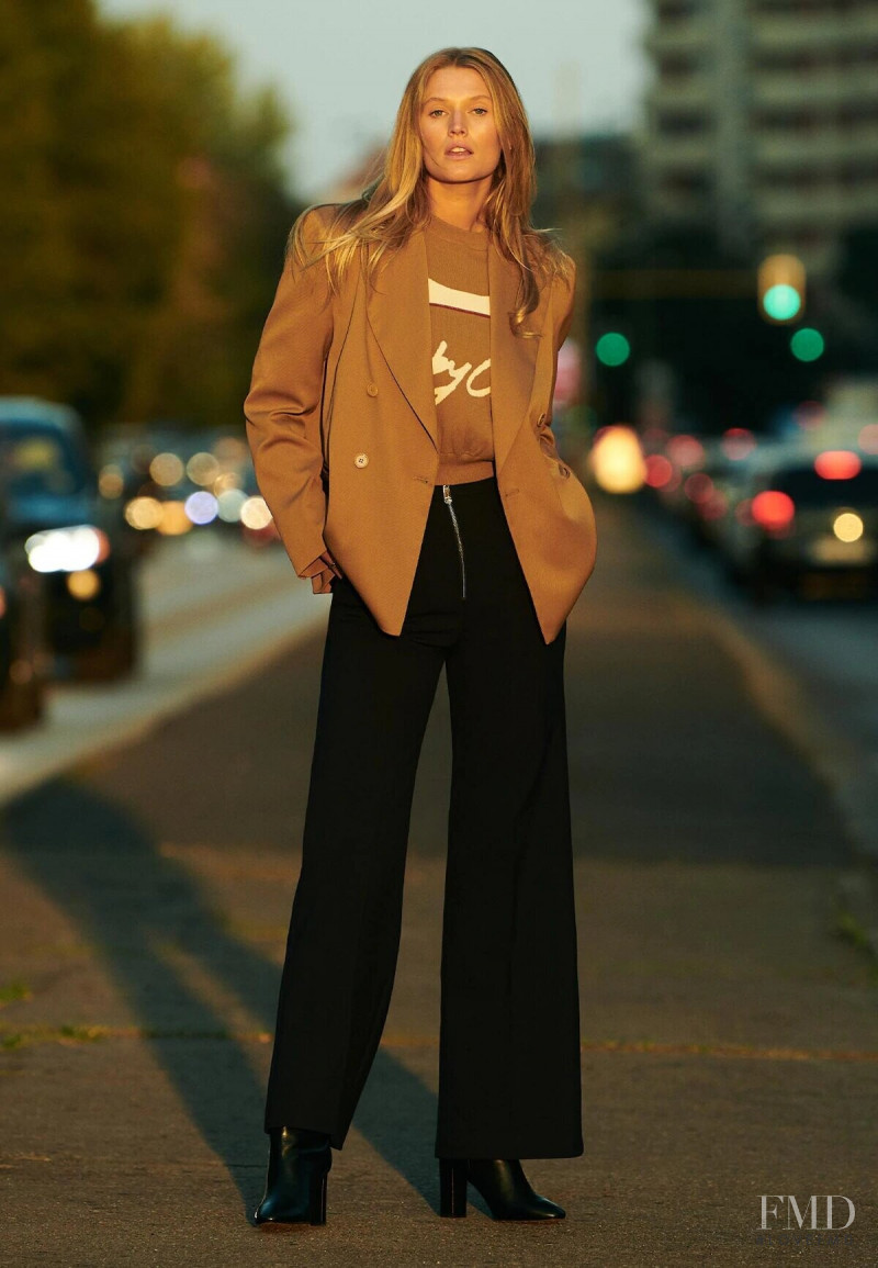 Toni Garrn featured in  the Zalando lookbook for Fall 2020