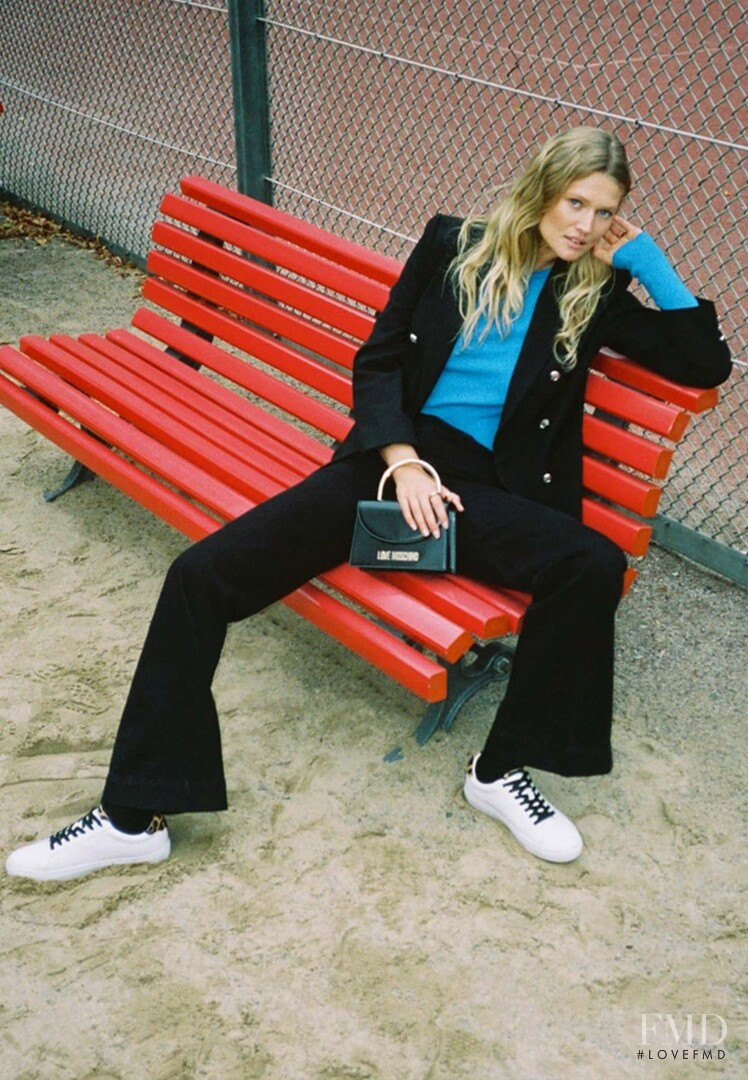 Toni Garrn featured in  the Zalando lookbook for Fall 2020