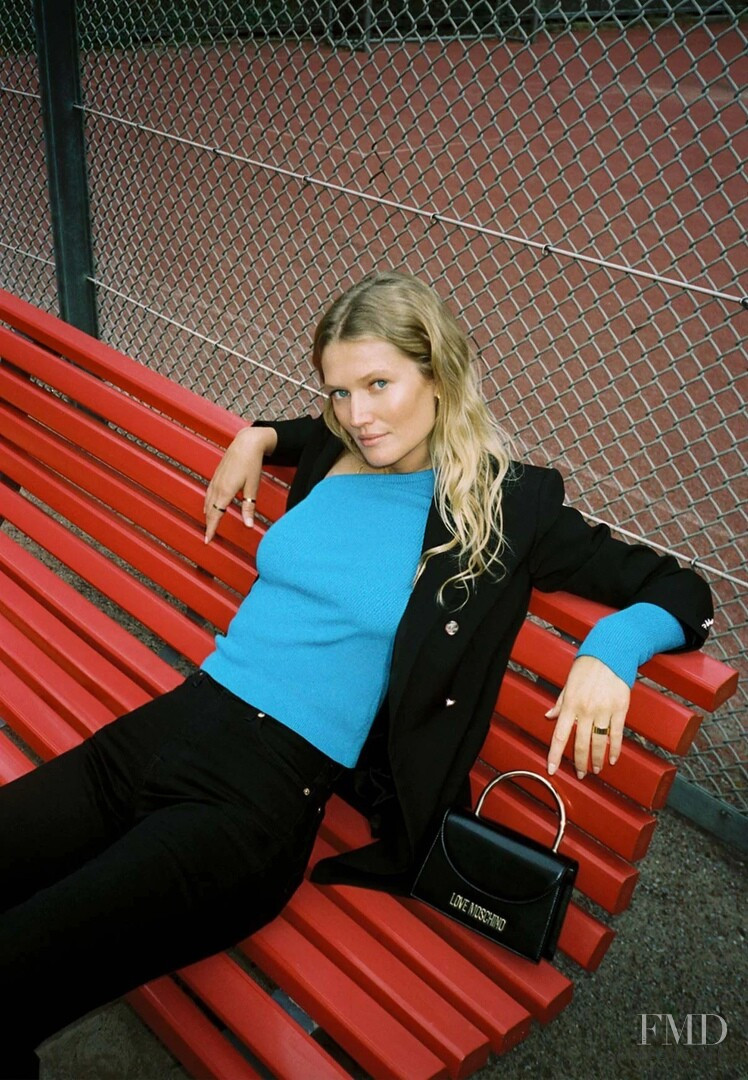 Toni Garrn featured in  the Zalando lookbook for Fall 2020