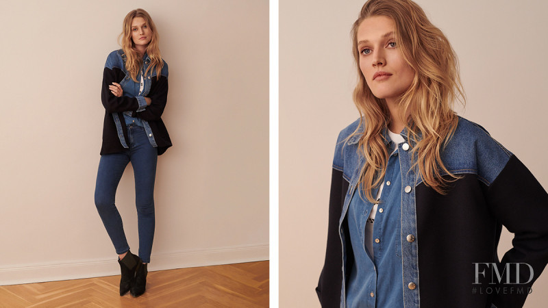 Toni Garrn featured in  the Zalando Summer at Home lookbook for Spring/Summer 2020