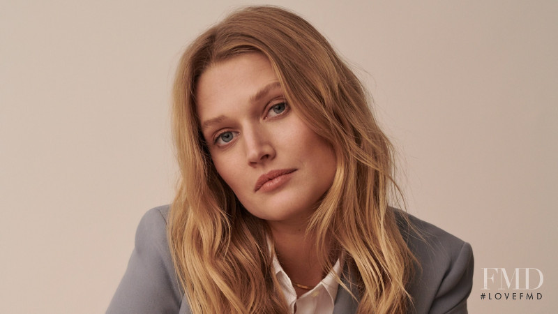 Toni Garrn featured in  the Zalando Summer at Home lookbook for Spring/Summer 2020