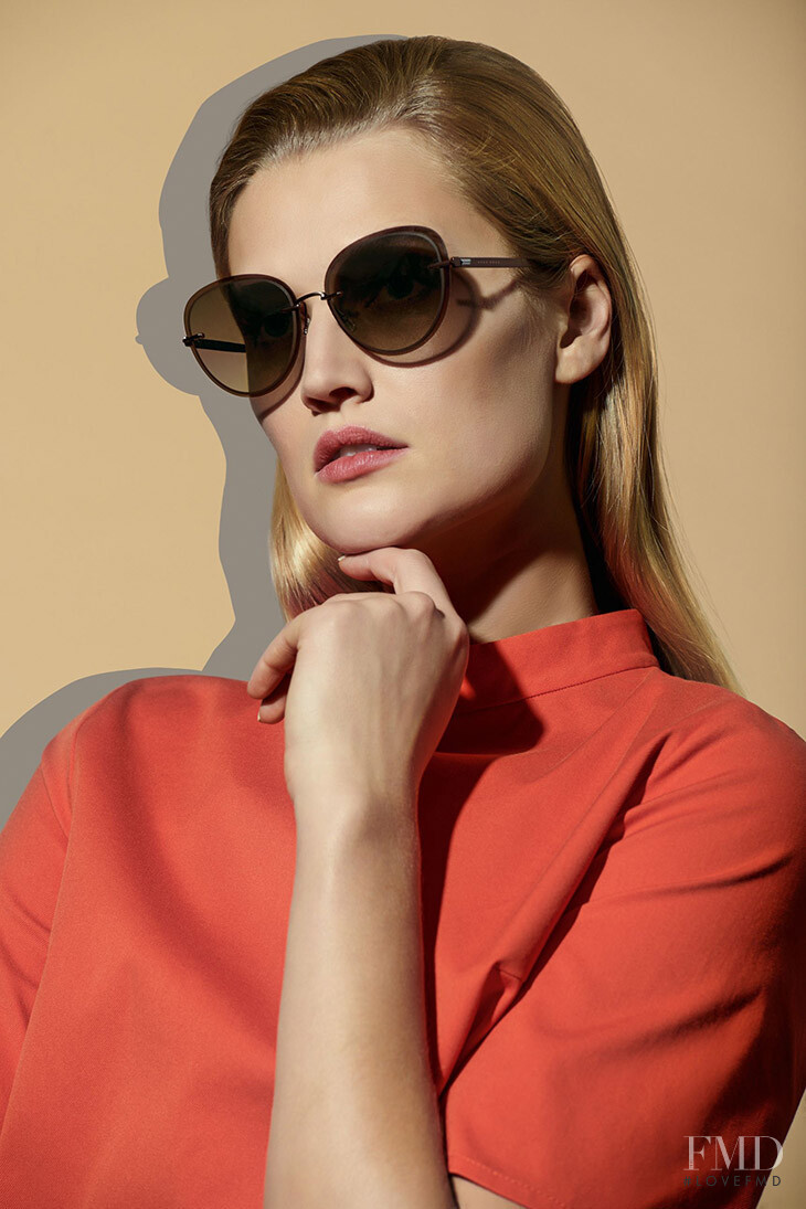 Toni Garrn featured in  the Hugo Boss Eyewear BOSS advertisement for Spring/Summer 2020