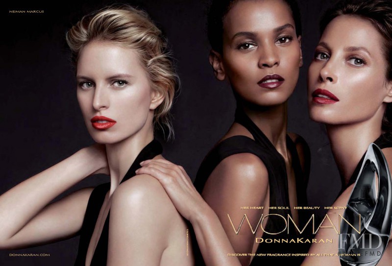 Christy Turlington featured in  the Donna Karan New York Woman" Fragrance advertisement for Autumn/Winter 2012