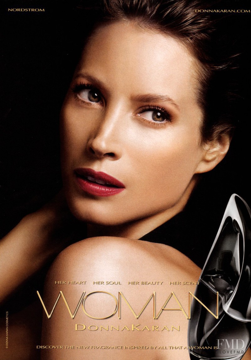 Christy Turlington featured in  the Donna Karan New York Woman" Fragrance advertisement for Autumn/Winter 2012