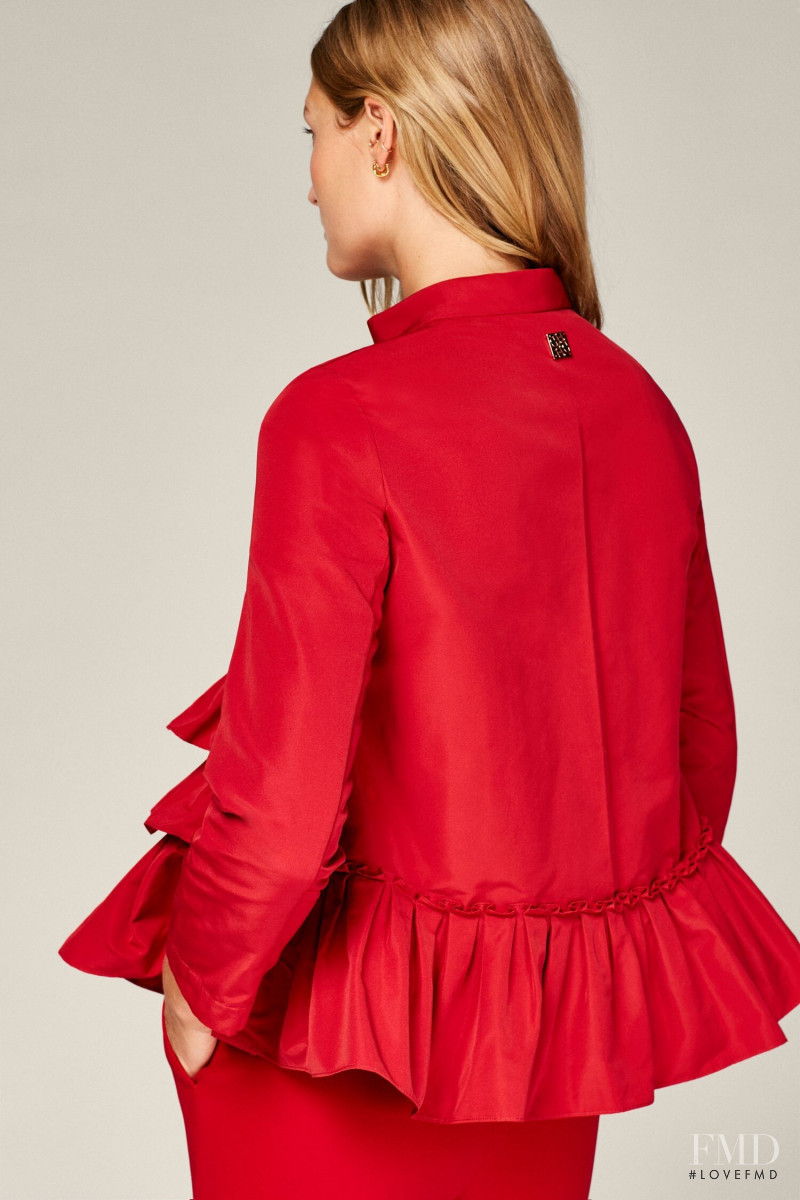 Toni Garrn featured in  the Carolina Herrera catalogue for Pre-Fall 2019