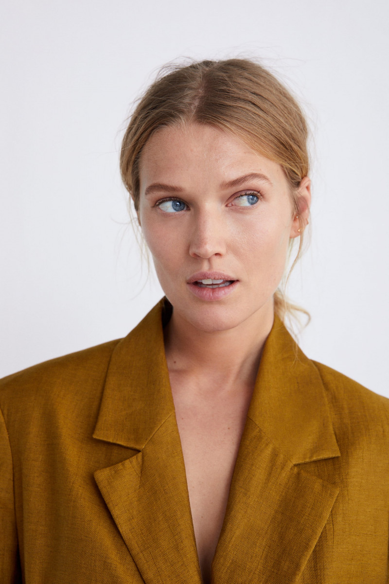 Toni Garrn featured in  the Zara catalogue for Summer 2019