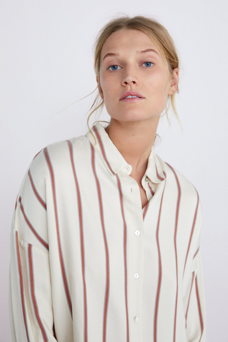 Toni Garrn featured in  the Zara catalogue for Summer 2019