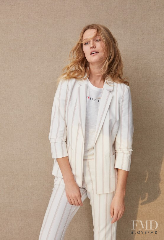 Toni Garrn featured in  the Tom Tailor x Toni advertisement for Spring/Summer 2019