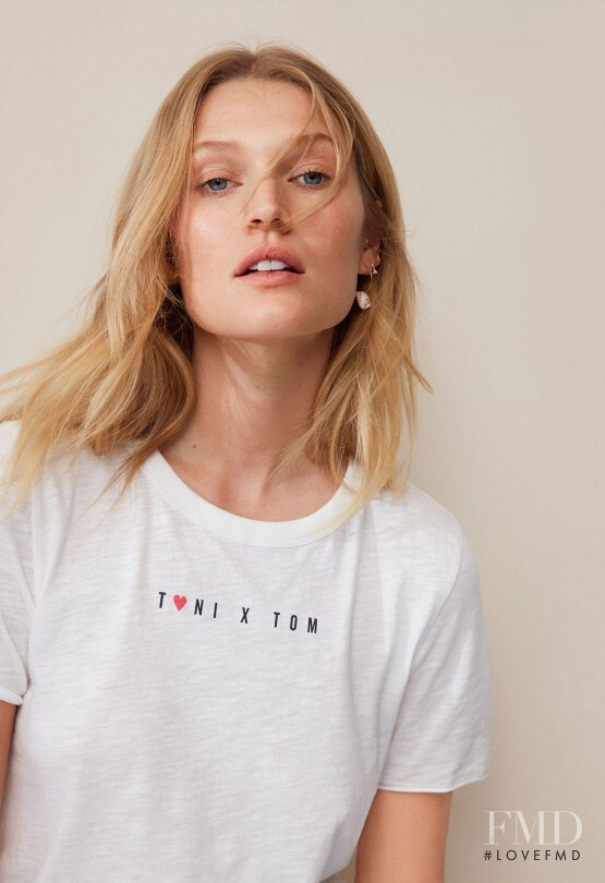 Toni Garrn featured in  the Tom Tailor x Toni advertisement for Spring/Summer 2019