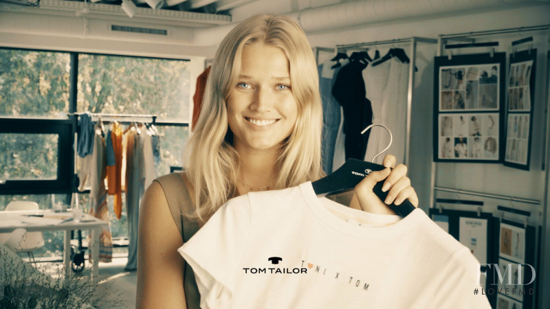 Toni Garrn featured in  the Tom Tailor JFL Film advertisement for Spring/Summer 2019