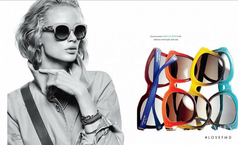 Carolyn Murphy featured in  the Coach advertisement for Autumn/Winter 2012
