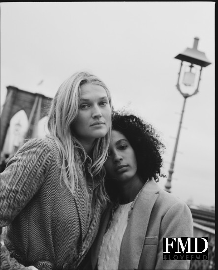 Toni Garrn featured in  the Polo Ralph Lauren x About You advertisement for Autumn/Winter 2018