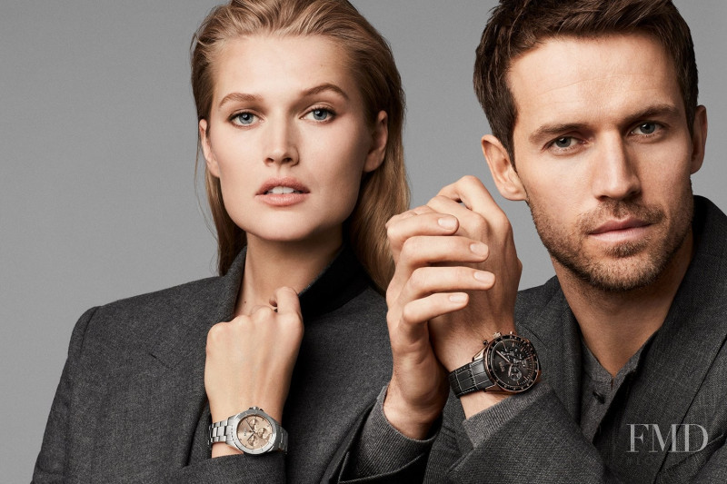 Toni Garrn featured in  the Hugo Boss Watches BOSS advertisement for Autumn/Winter 2018