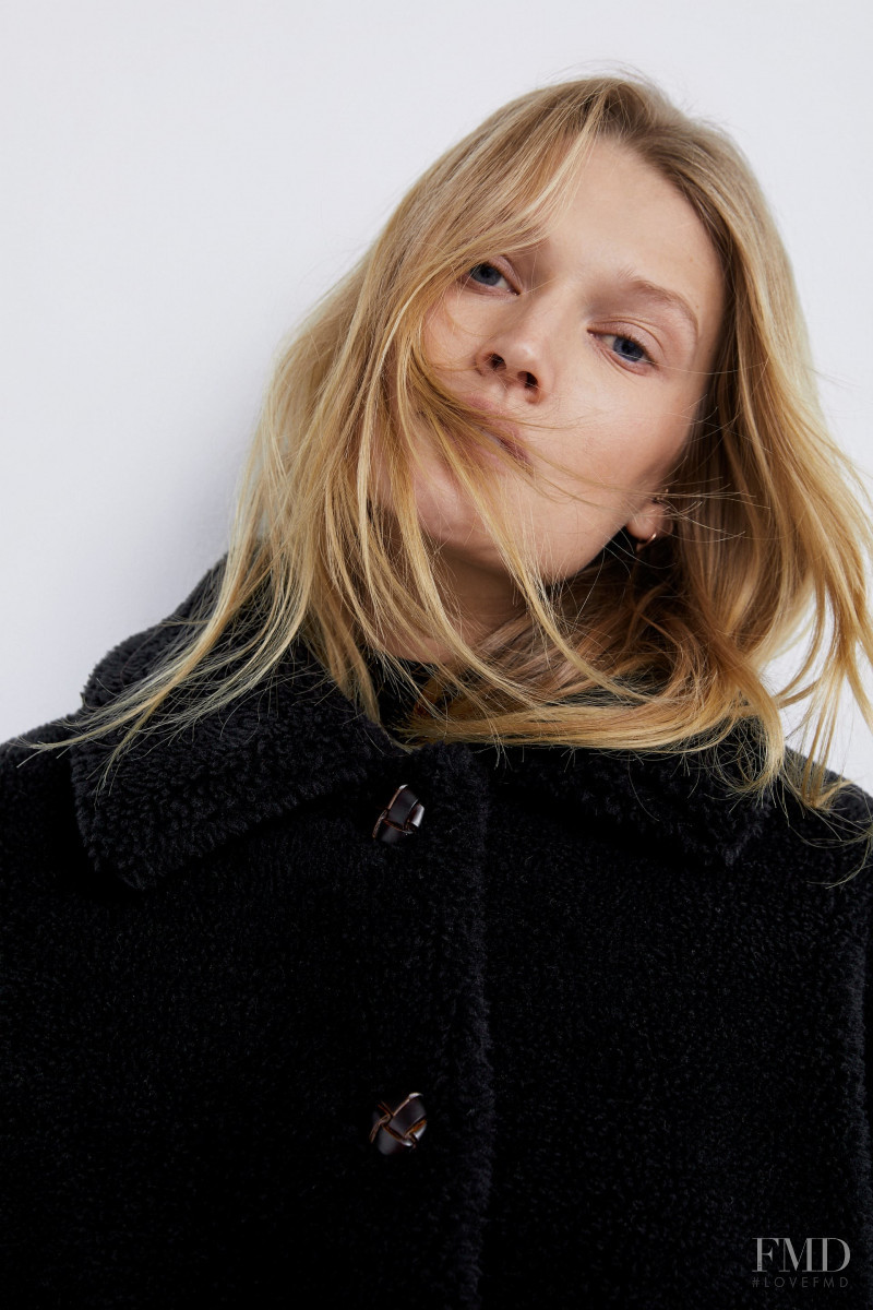 Toni Garrn featured in  the Zara catalogue for Winter 2018