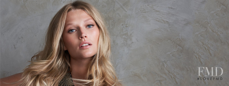 Toni Garrn featured in  the Schwarzkopf Taft advertisement for Spring/Summer 2018