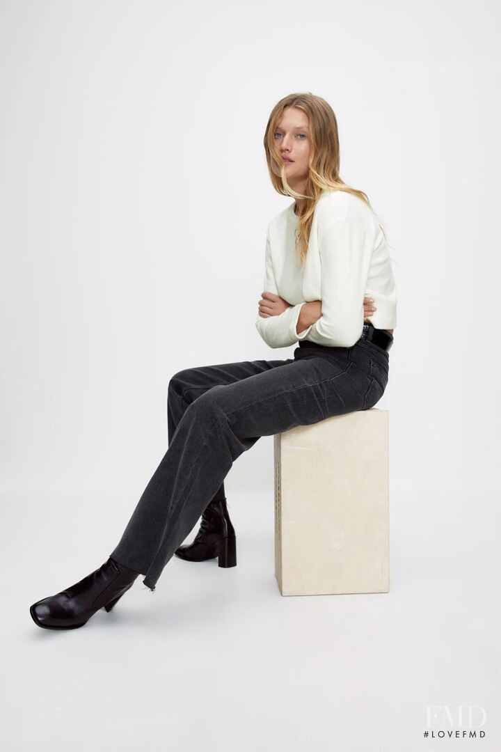 Toni Garrn featured in  the Zara catalogue for Autumn/Winter 2020