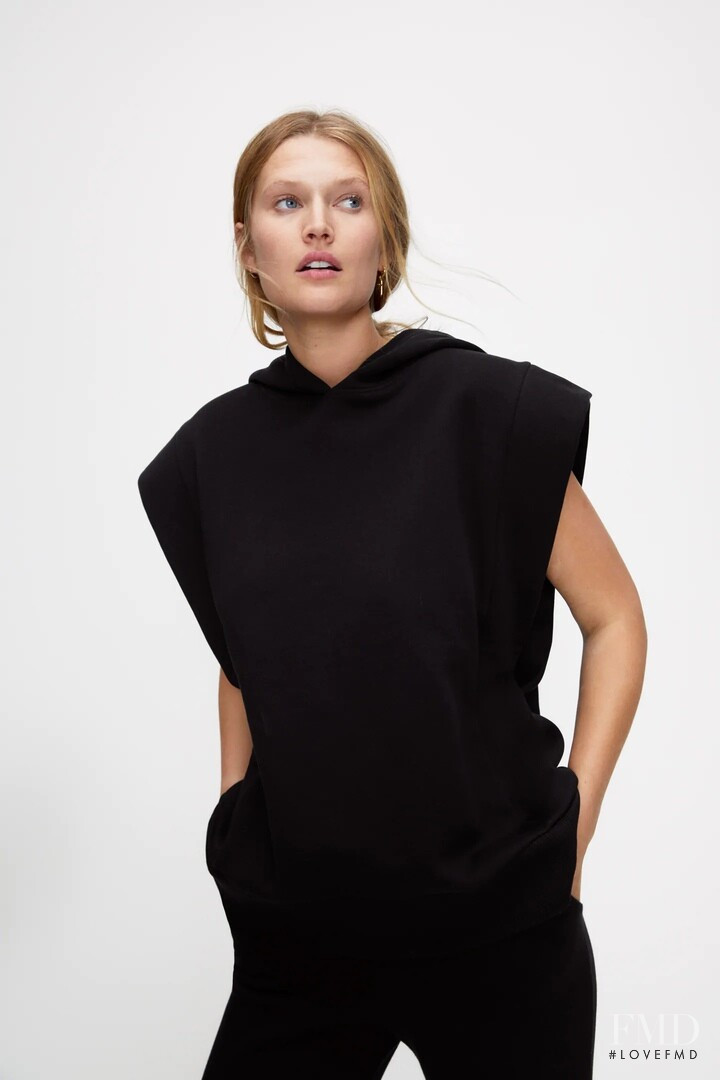 Toni Garrn featured in  the Zara catalogue for Autumn/Winter 2020